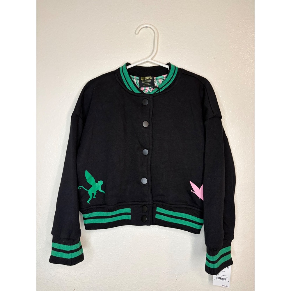 NWT Wicked DEFY GRAVITY Bomber Jacket